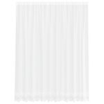 vidaXL Okenice so záclonami Biela 300 x 240 cm Polyester – Obrázok 2