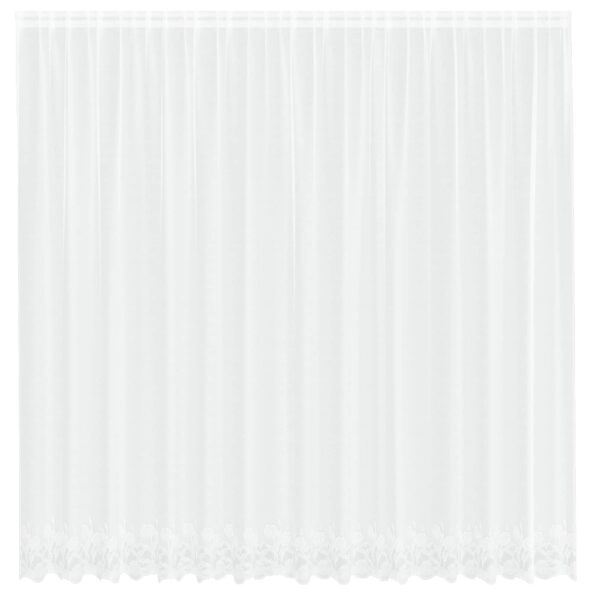 vidaXL Okenice so záclonami Iný Biela 400 x 245 cm Polyester – Obrázok 2