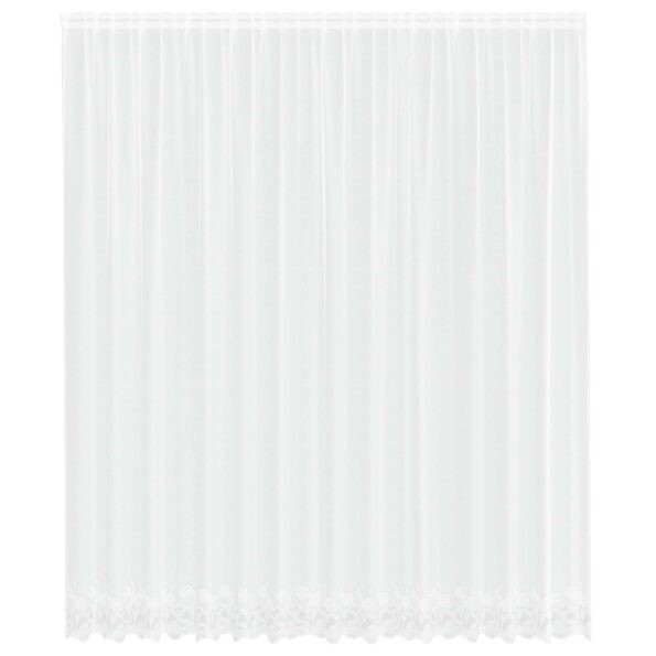 vidaXL Okenice so záclonami Biela 400 x 260 cm Polyester – Obrázok 2