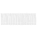 vidaXL Okenice so záclonami Biela 500 x 100 cm Polyester – Obrázok 2