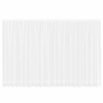 vidaXL Okenice so záclonami Biela 600 x 220 cm Polyester – Obrázok 2
