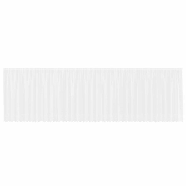 vidaXL Okenice so záclonami Biela 900 x 160 cm Polyester – Obrázok 2