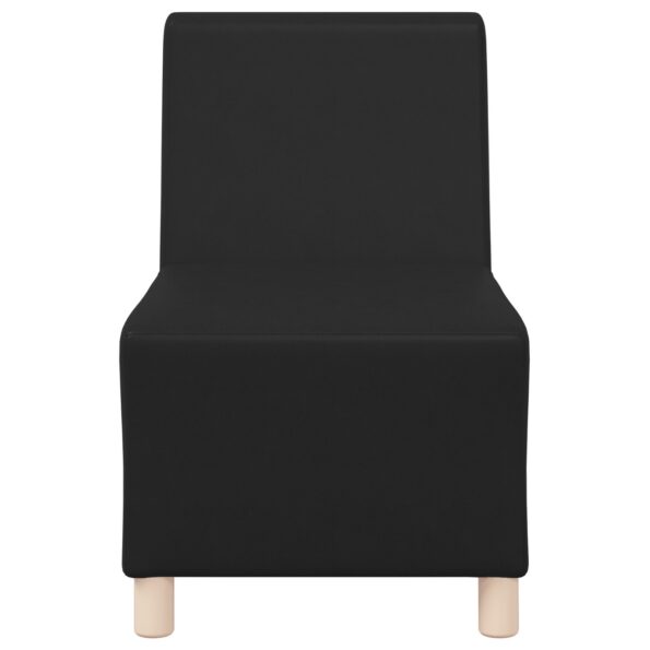 vidaXL Sofový kreslo Čierna 55 x 74 x 82 cm Umelá koža – Obrázok 4