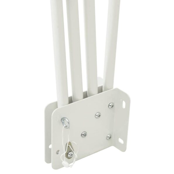 vidaXL Záclona na balkónové súkromie Krémová 115 x 115 cm látka – Obrázok 6