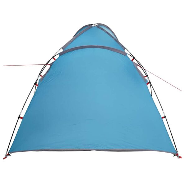 vidaXL Stan chata so strechou Modrá 370 x 230 x 185 cm taft – Obrázok 6