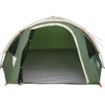 vidaXL Kempingový stan so strechou Zelená 308 x 268 x 130 cm Polyester – Obrázok 4