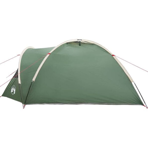 vidaXL Kempingový stan so strechou Zelená 308 x 268 x 130 cm Polyester – Obrázok 5