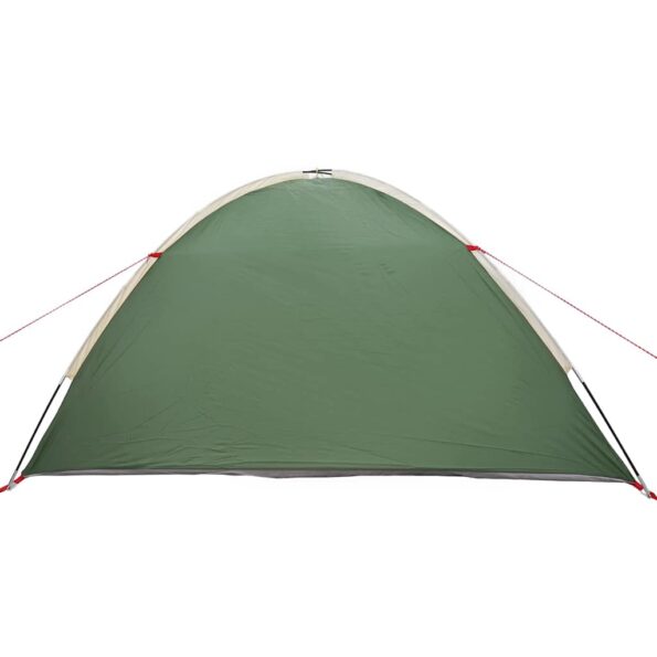 vidaXL Kempingový stan so strechou Zelená 308 x 268 x 130 cm Polyester – Obrázok 6