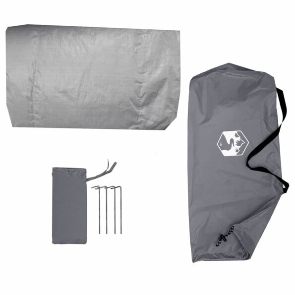 vidaXL Vnútorný stan Čierna 208 x 140 x 175 cm Sieťovina – Obrázok 11