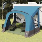 vidaXL Karavanový stan so strechou Modrá 252 x 245 x 245 cm