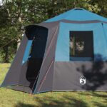 vidaXL Stan pre 12 osôb so strechou Modrá a šedá 405 x 405 x 273 cm – Obrázok 3