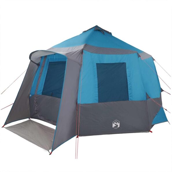 vidaXL Stan pre 12 osôb so strechou Modrá a šedá 405 x 405 x 273 cm – Obrázok 4