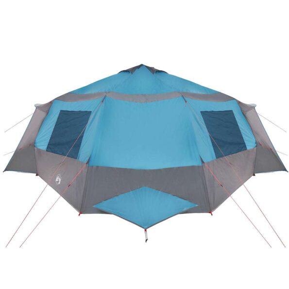 vidaXL Stan pre 12 osôb so strechou Modrá a šedá 405 x 405 x 273 cm – Obrázok 6
