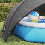 vidaXL Bazénový kopulovitý stan Čierna 500 x 500 x 236 cm – Obrázok 5