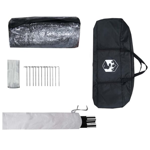 vidaXL Dómový stan na bazén Priehľadná 538 x 440 x 204 cm – Obrázok 12