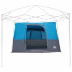 vidaXL Stan so strechou Iný Modrá a čierna 280 x 220 x 176 cm – Obrázok 12