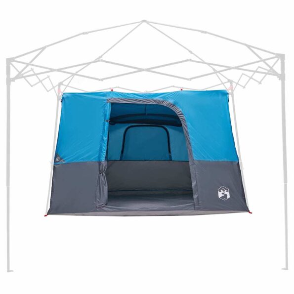 vidaXL Stan so strechou Iný Modrá a čierna 280 x 220 x 176 cm – Obrázok 12