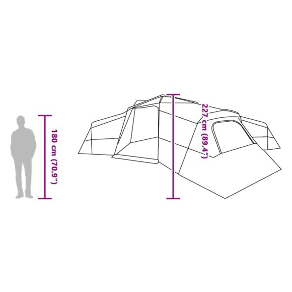 vidaXL Stan Modrá Large Polyester – Obrázok 11