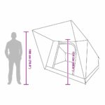 vidaXL Stan Modrá 282 x 225 x 154 cm – Obrázok 12