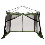 vidaXL Sieťový vnútorný stan Zelená 303 x 303 cm – Obrázok 12