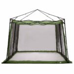 vidaXL Sieťový vnútorný stan Zelená 303 x 303 cm – Obrázok 5