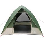 vidaXL Kempingový stan so strechou Zelená 275 x 230 x 140 cm taft – Obrázok 4