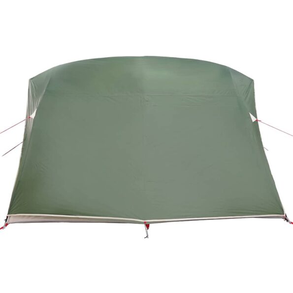 vidaXL Kempingový stan so strechou Zelená 275 x 230 x 140 cm taft – Obrázok 5