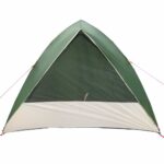 vidaXL Kempingový stan so strechou Zelená 275 x 230 x 140 cm taft – Obrázok 6