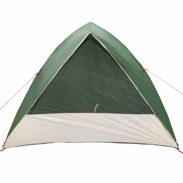 vidaXL Kempingový stan so strechou Zelená 275 x 230 x 140 cm taft – Obrázok 6