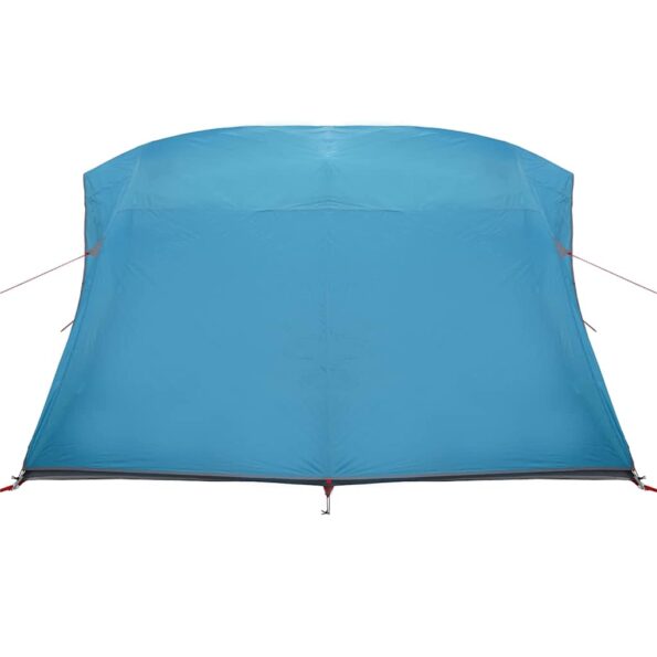 vidaXL Kempingový stan so strechou Modrá 275 x 230 x 140 cm taft – Obrázok 5