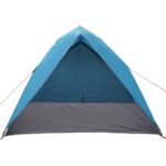vidaXL Kempingový stan so strechou Modrá 275 x 230 x 140 cm taft – Obrázok 6