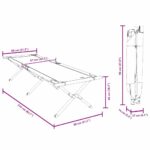 vidaXL Skládacie slnečné lehátka 2 ks s taškou, červené, 600D oxfordská tkanina – Obrázok 10