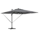 vidaXL Roma Parasol Antracit 286 x 284 x 270 cm Hliník a polyester – Obrázok 3