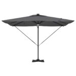 vidaXL Roma Parasol Antracit 286 x 284 x 270 cm Hliník a polyester – Obrázok 6