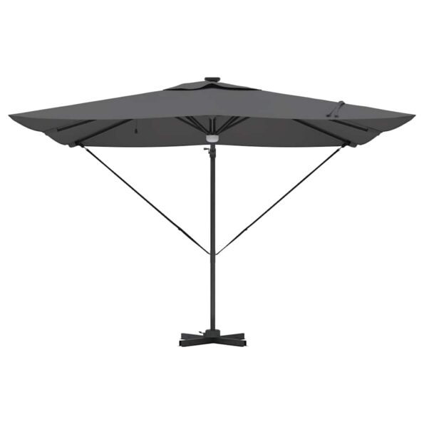 vidaXL Roma Parasol Antracit 286 x 284 x 270 cm Hliník a polyester – Obrázok 6