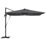 vidaXL Roma Parasol Antracit 286 x 284 x 270 cm Hliník a polyester – Obrázok 7