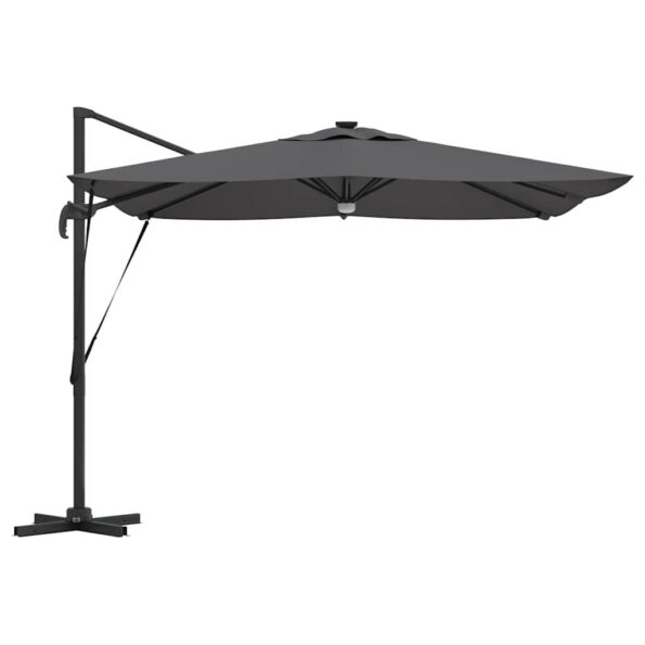 vidaXL Roma Parasol Antracit 286 x 284 x 270 cm Hliník a polyester – Obrázok 7