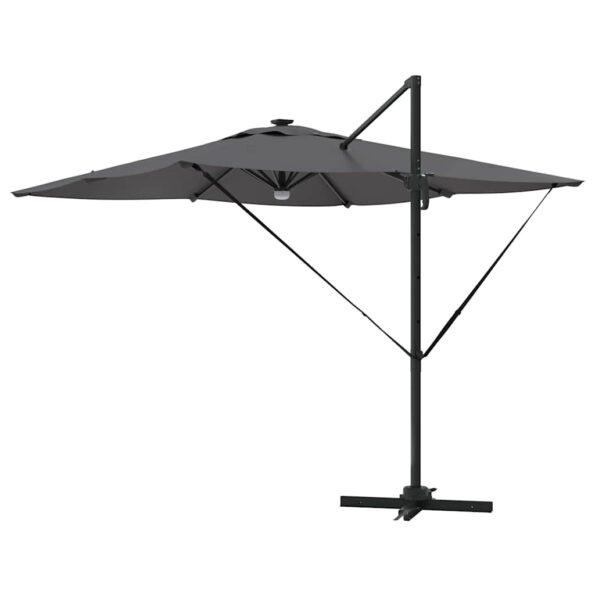 vidaXL Roma Parasol Antracit 286 x 284 x 270 cm Hliník a polyester – Obrázok 8