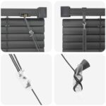 vidaXL Žalúzia Nastaviteľná Strieborná šedá 213 x 70 cm PVC – Obrázok 7