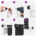 vidaXL Žalúzia Nastaviteľná Čierna 213 x 60 cm PVC – Obrázok 13