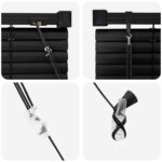 vidaXL Žalúzia Nastaviteľná Čierna 213 x 60 cm PVC – Obrázok 7