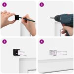 vidaXL Žalúzia Nastaviteľná Čierna 213 x 110 cm PVC – Obrázok 11