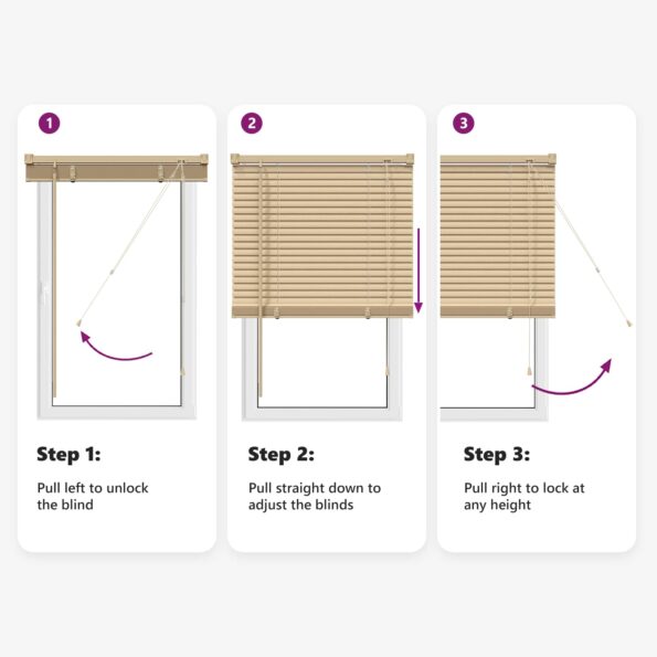 vidaXL Žalúzia Nastaviteľná Svetlohnedá s Vzorom 213 x 140 cm PVC – Obrázok 12