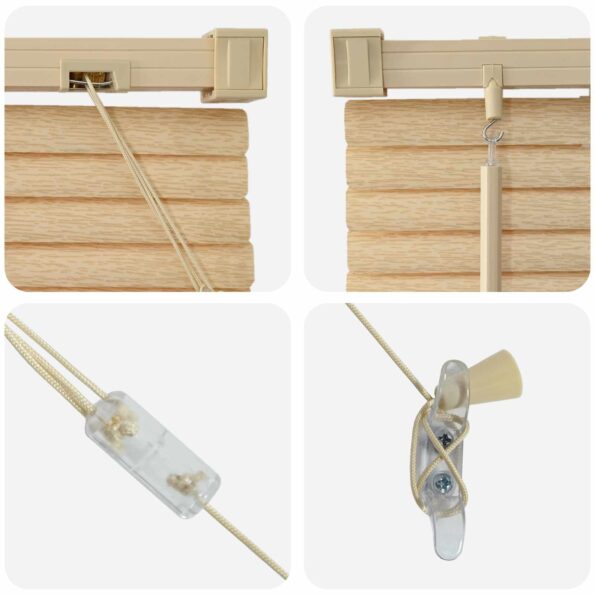 vidaXL Žalúzia Nastaviteľná Svetlohnedá s Vzorom 213 x 140 cm PVC – Obrázok 7