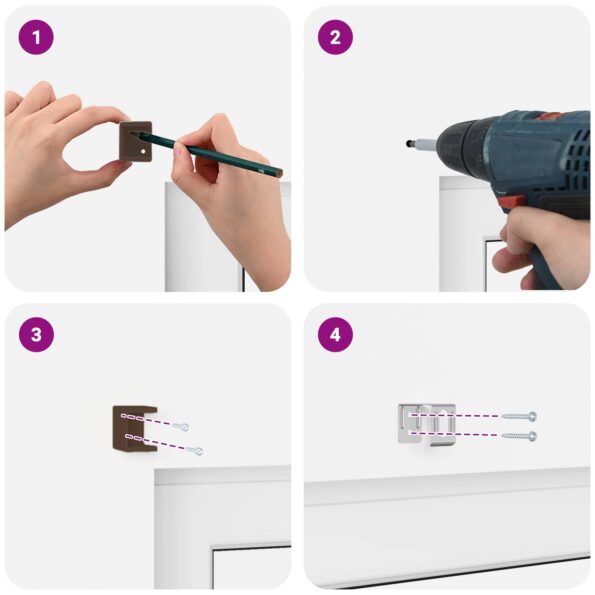 vidaXL Žalúzia Nastaviteľná Tmavohnedá s Vzorom 213 x 140 cm PVC – Obrázok 13