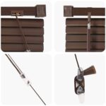 vidaXL Žalúzia Nastaviteľná Tmavohnedá s Vzorom 213 x 140 cm PVC – Obrázok 7