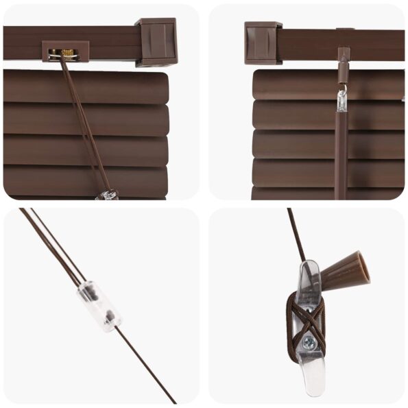 vidaXL Žalúzia Nastaviteľná Tmavohnedá s Vzorom 213 x 140 cm PVC – Obrázok 7