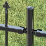 vidaXL Záhradný plot Sivá 215 cm Povrchovo upravená oceľ – Obrázok 6