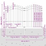 vidaXL Záhradný plot Biela 190 cm Povrchovo upravená oceľ – Obrázok 4