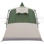 vidaXL Teepee stan so strechou s úložiskom Zelená 720 x 465 x 295 cm – Obrázok 8